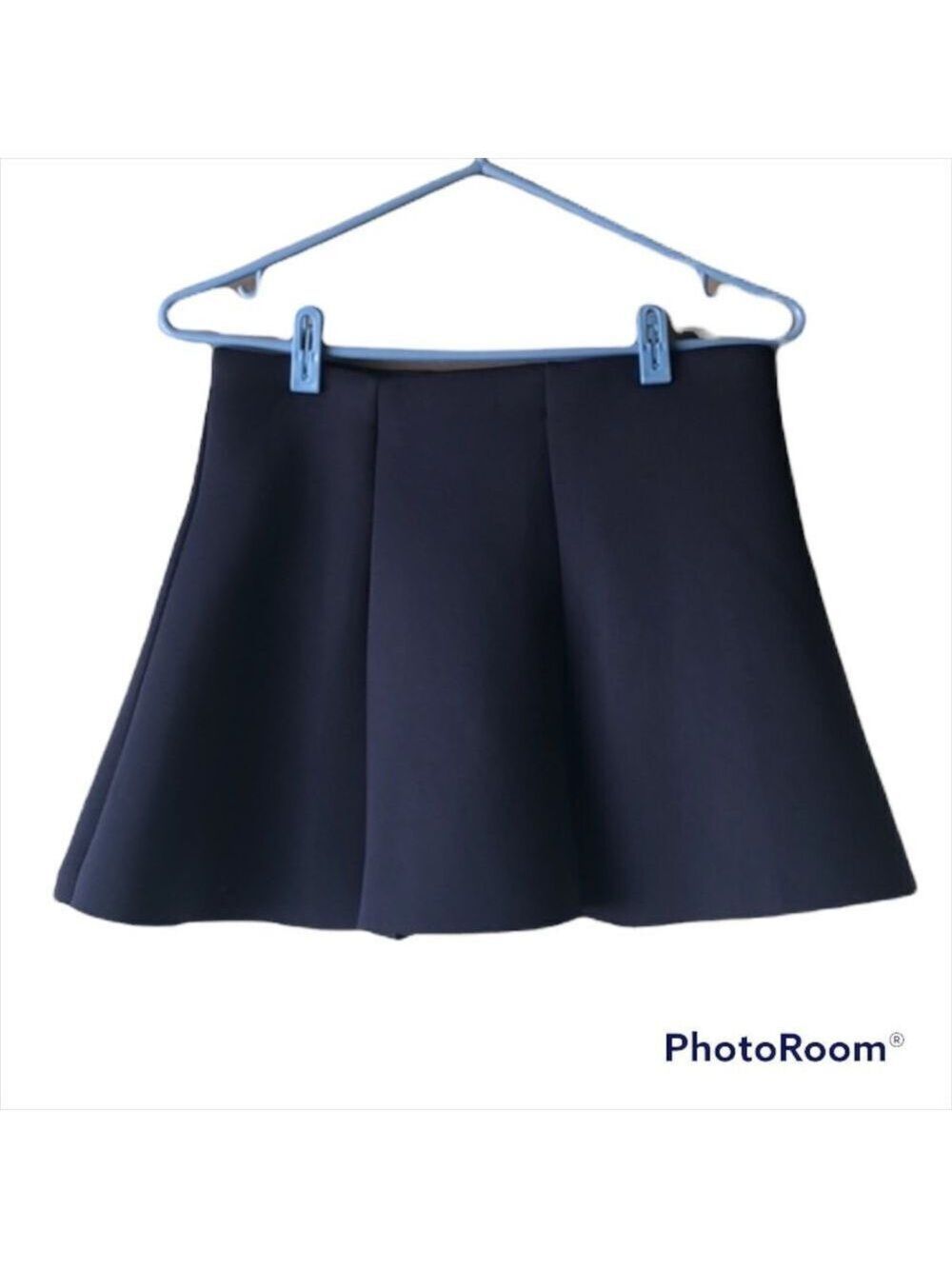 𝅺forever 21 Navy Blue Flared Mini Skirt M